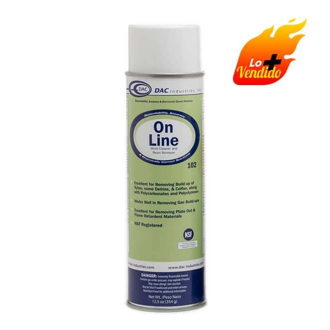 Removedor De Resina 102 [On Line Mold Cleaner And Resin Remover] + vendido