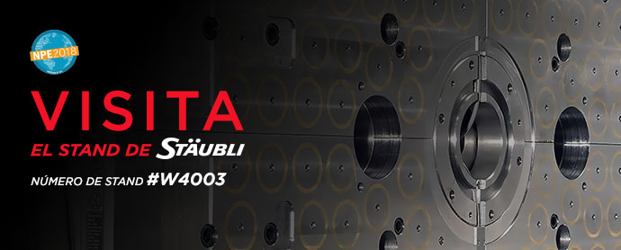 banner Staubli stand NPE 2018