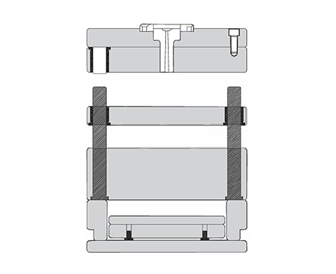 Portamoldes de la Serie T
