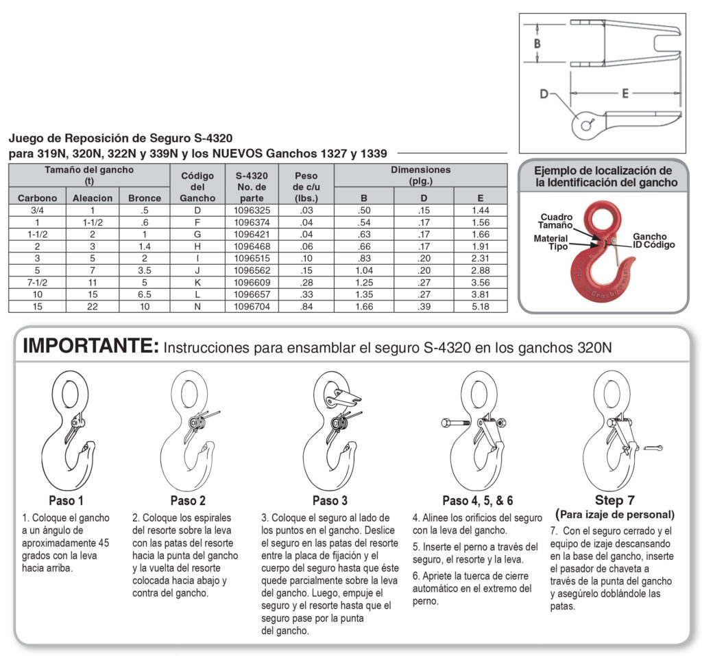 Seguro para Ganchos - PRIVARSA