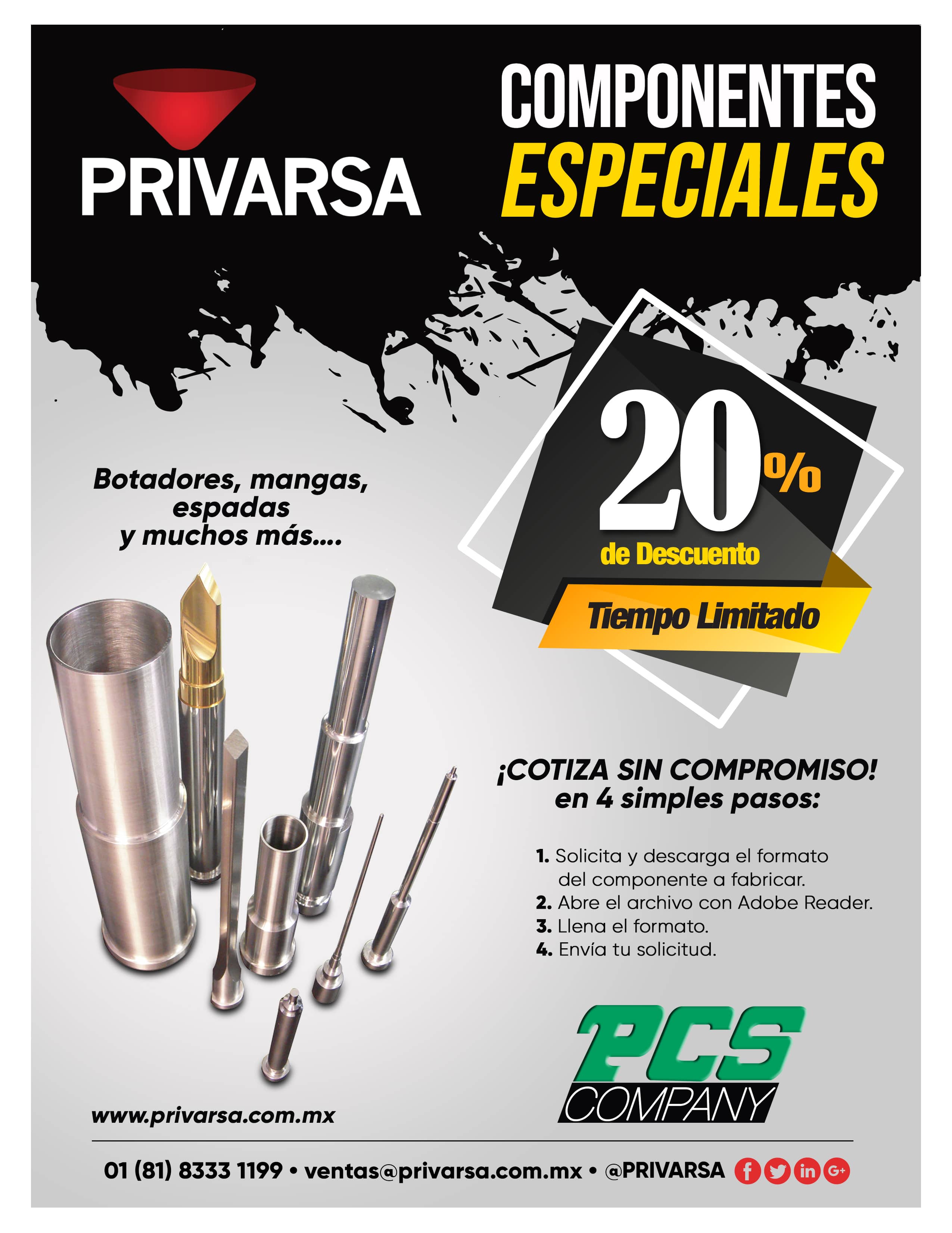 20 porciento PCS PRIVARSA