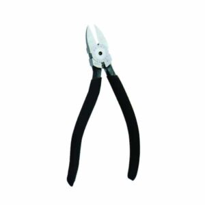 Pinza de precisión con cara plana de diseño ergonómico